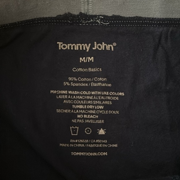 Tommy John Men’s Trunk, Navy, Med - Picture 4 of 4